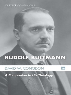 cover image of Rudolf Bultmann
